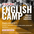 English Camp 2018 - plakat